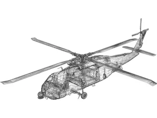 Sikorsky SH-60 Seahawk 3D Model