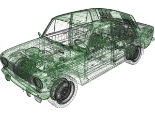 VAZ 2101 3D Model