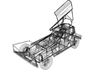 Brisca F1 Shale Car 3D Model