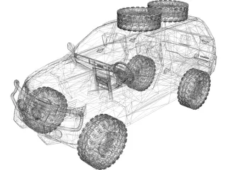 Suzuki Grand Vitara Offroad 3D Model