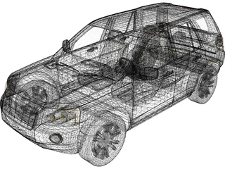 Land Rover Freelander 3D Model