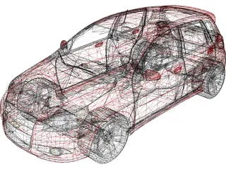 Chevrolet Aveo LT (2011) 3D Model