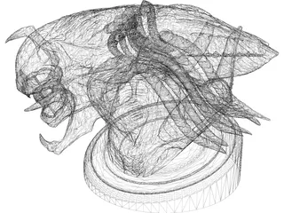 Predator Bust 3D Model