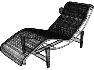 Le Corbusier LC4 3D Model