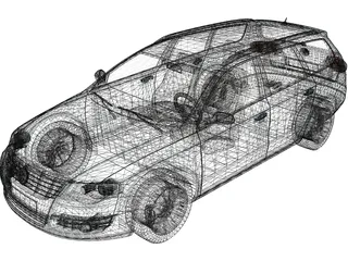 Volkswagen Passat Variant (2006) 3D Model