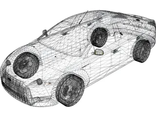 Ford Mondeo MK IV (2007) 3D Model