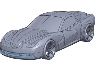 Chevrolet Corvette C7 3D Model