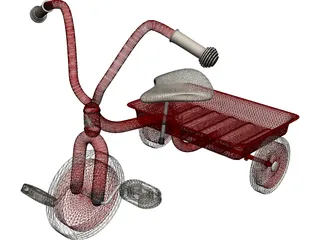 Tricycle Child 3D Model