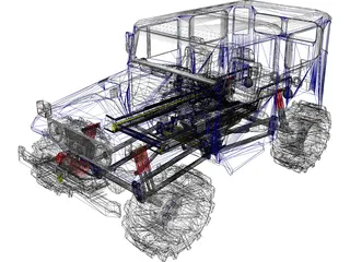 Toyota FJ40 Offroader (1980) 3D Model