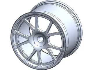 Aston Martin DB9 RS Front Wheel 3D Model