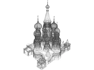 Red Square 3D Model