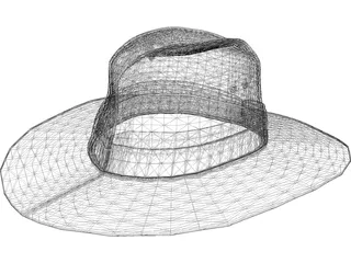 Aussie Hat 3D Model