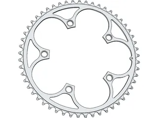 Chainring 53T 3D Model