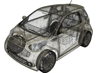 Aston Martin Cygnet (2011) 3D Model