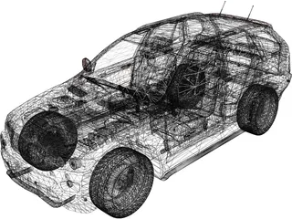 BMW X5 E53 4.8 iS (2006) 3D Model