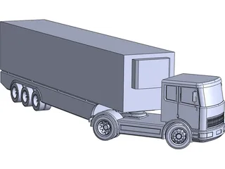 European Truck 3D Model