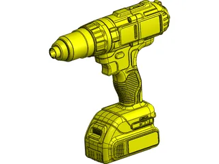 DeWalt Cordless Impact 3D Model