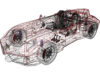 SVS Spada Codatronca Monza Racing 3D Model