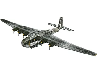 Messerschmitt Me 323 Gigant 3D Model