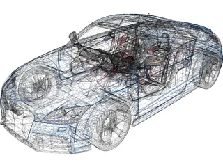 Audi TT RS 3D Model