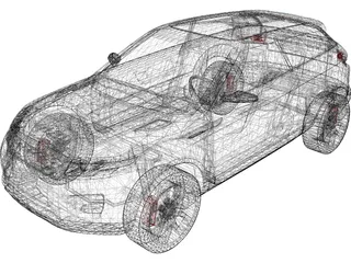 Land Rover LRX Concept (2008) 3D Model