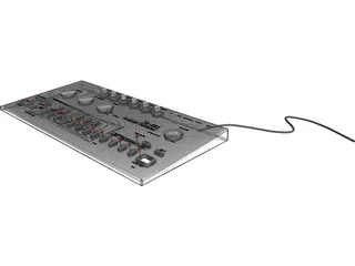 Roland TB-303 3D Model