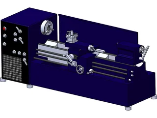 Lathe 3D Model