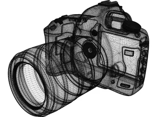 Canon EOS Photo Camera 3D Model