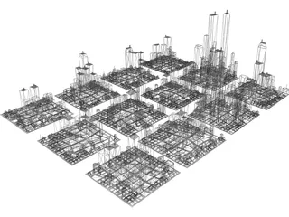 Cityscape Collection 3D Model