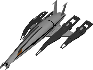 SR-2 Normandy 3D Model