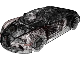 Bugatti Veyron 16.4 (2009) 3D Model