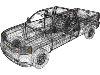 Chevrolet Silverado (2012) 3D Model