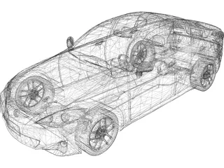 Lexus IS 200d (2011) 3D Model