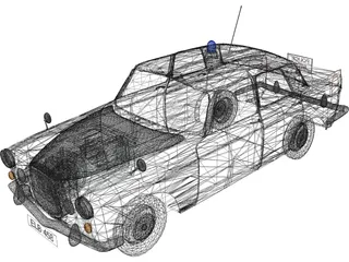 Wolseley 6/110 Metropolitan Police 3D Model