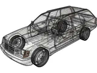 Mercedes-Benz E-Class Kombi 3D Model
