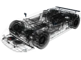 Bugatti EB110 3D Model