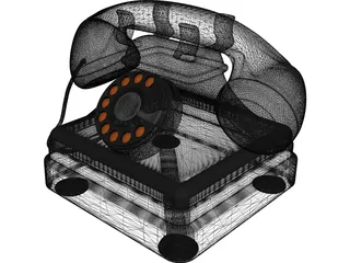 Phone Antique 3D Model