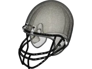 Football Helmet 3D Model