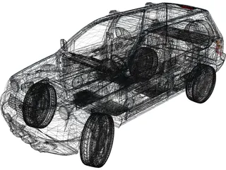 Ford EcoSport FreeStyle (2007) 3D Model