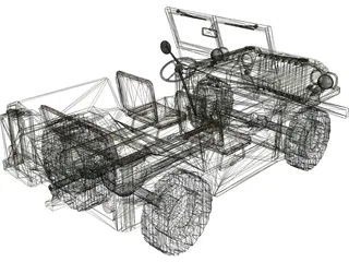 Jeep Willys 3D Model