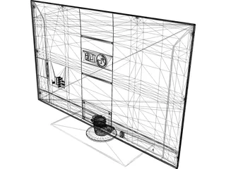 LG TV LCD LED 3D Model