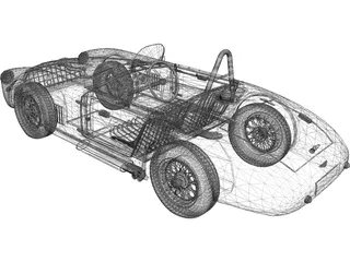 Aston Martin DB3 3D Model
