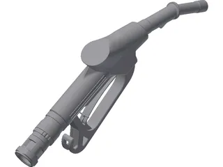 Refuelling Nozzle Gas 3D Model