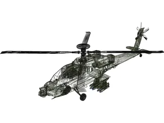 Boeing AH-64D Apache Longbow 3D Model