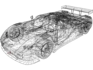 Coenigsegg CCG Race 3D Model