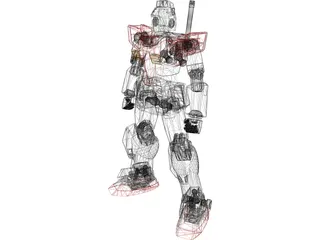 Gundam RGM-79 GM 3D Model