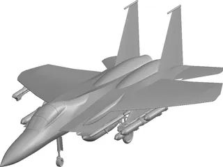 McDonnell Douglas F-15A 3D Model