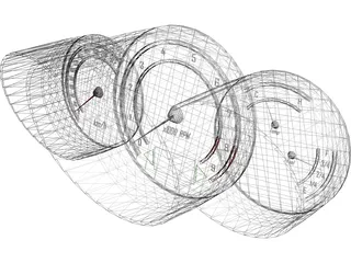 Instruments Panel 3D Model