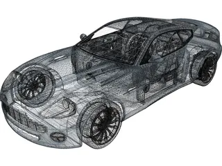 Aston Martin Vanquish 3D Model