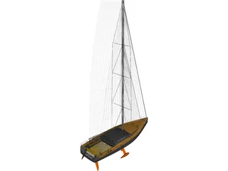 Sail Boat 3D Model